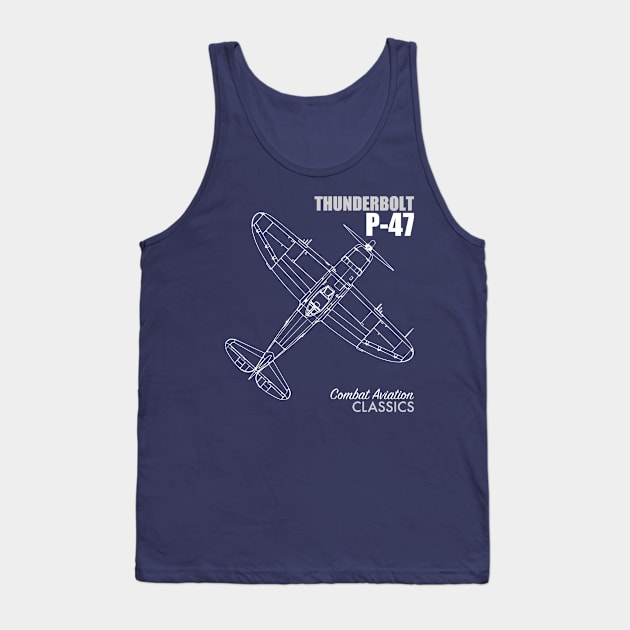 P-47 Thunderbolt Tank Top by TCP